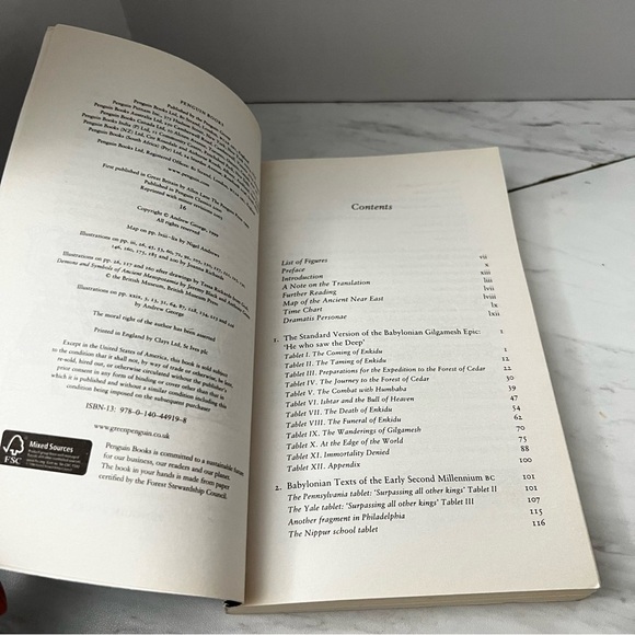 Penguin Classics The Epic Of Gilgamesh Paper Back Book - Picture 5 of 8
